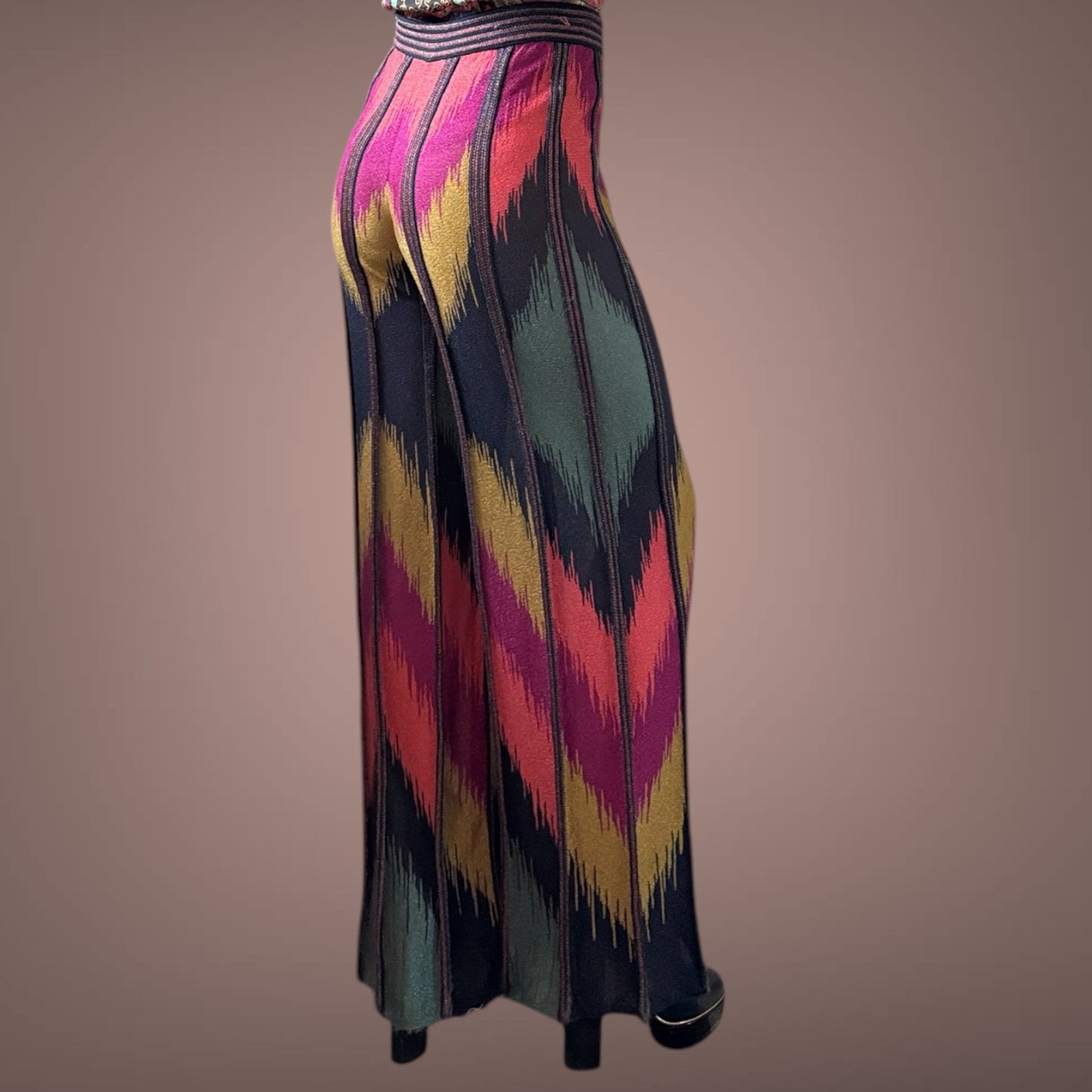 Missoni High-Waisted Knit Pants – Multi-Color (M)