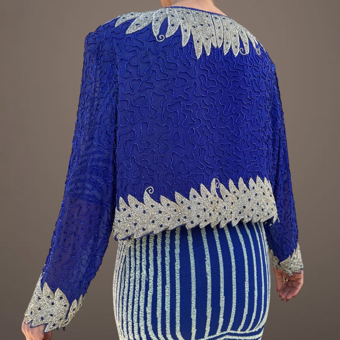 Gagni Design Blue Sequin Topper – One Size