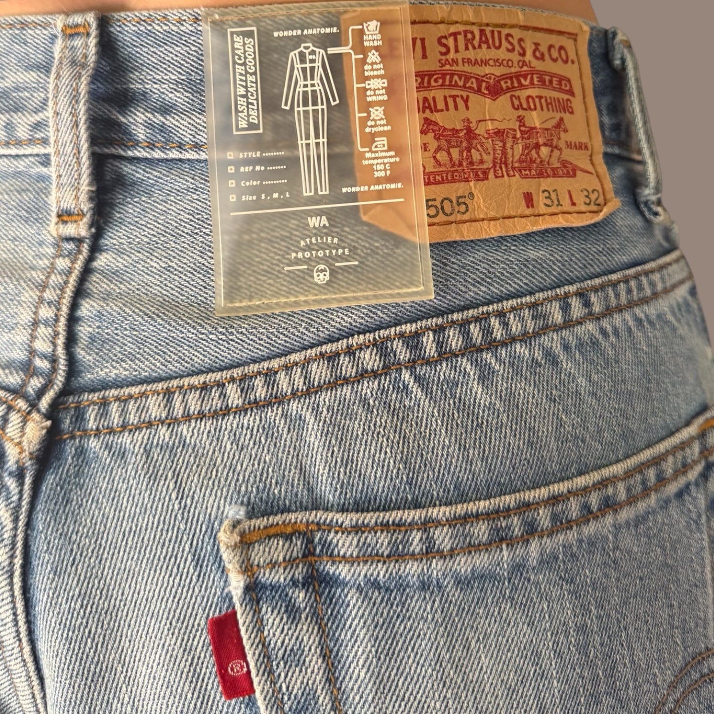 Siam Circle x Levi’s Reworked 505 Jeans – One-of-a-Kind Statement Denim