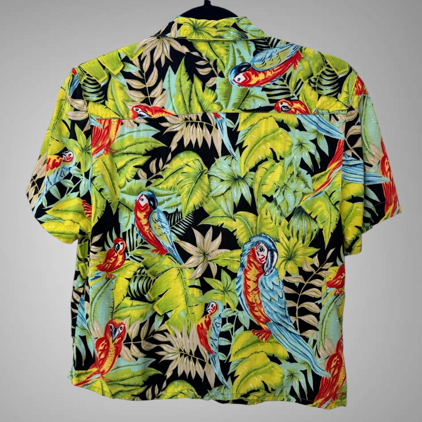 Parrot Print Hawaiian Shirt