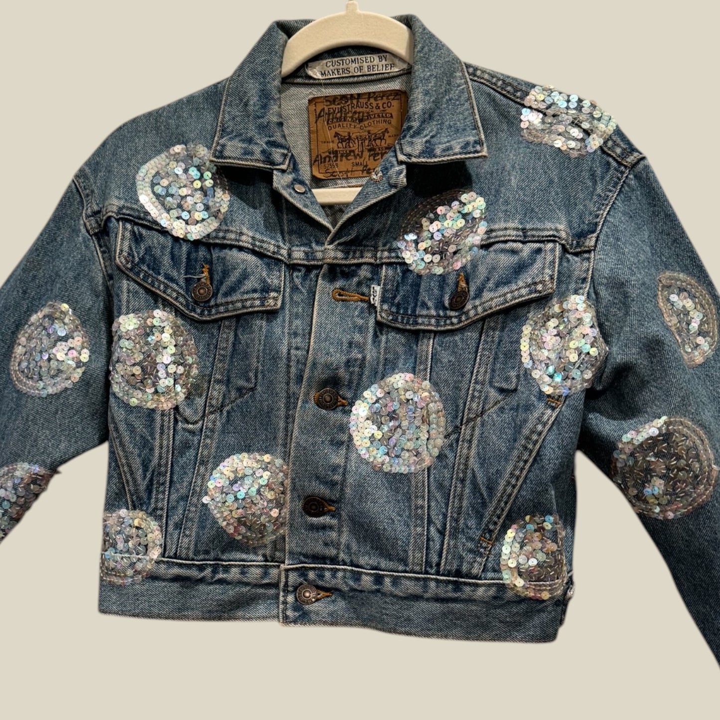 Custom Vintage Levi’s Denim Jacket by Makers of Belief