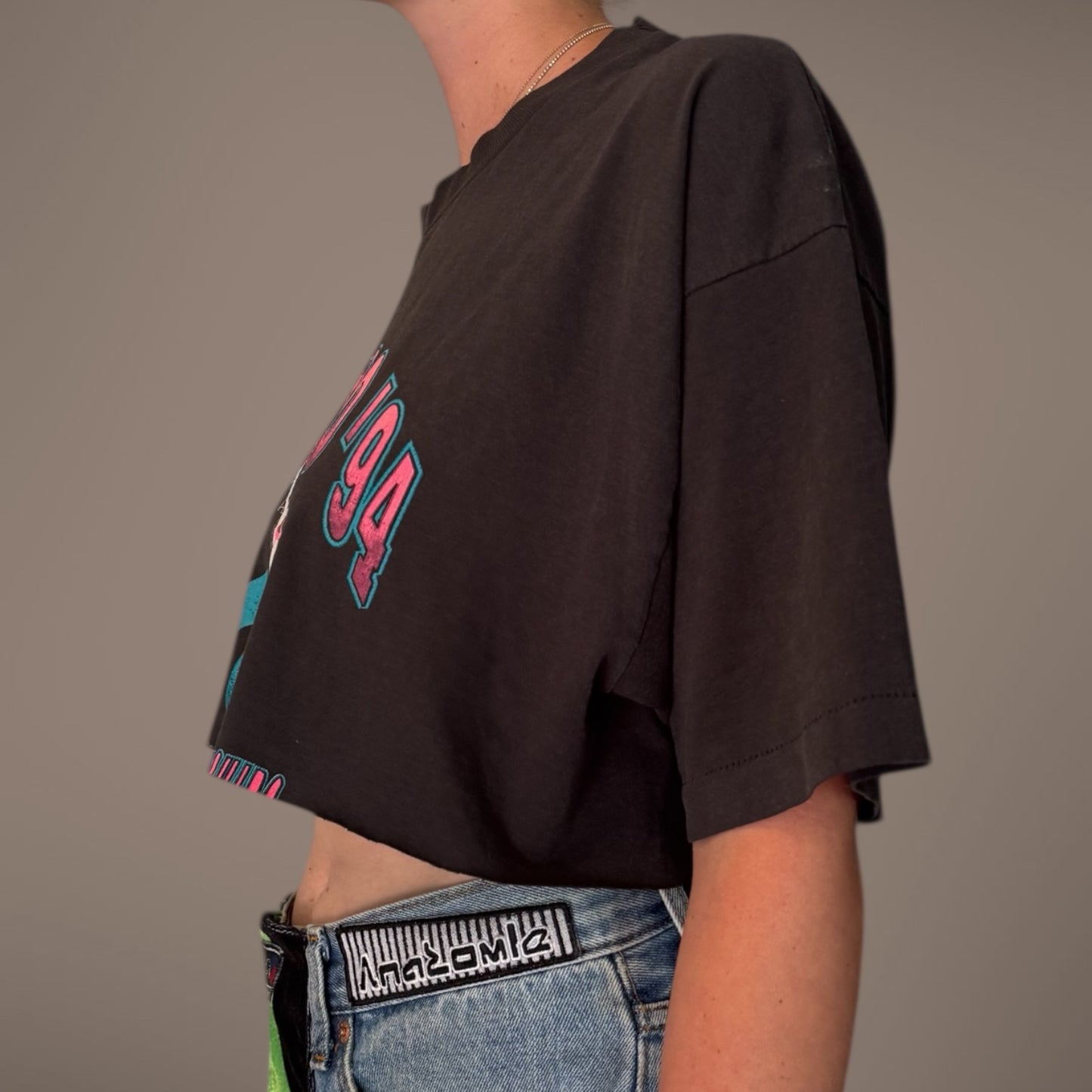 Vintage Muscle Expo ’94 Cropped Tee — Made in USA