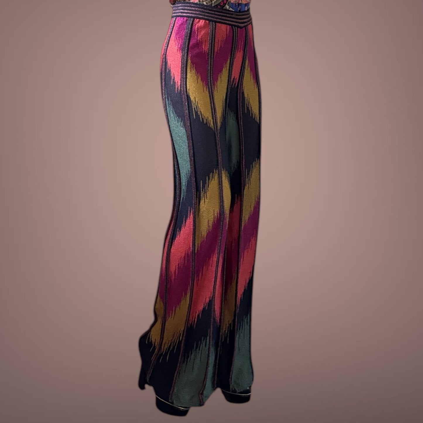 Missoni High-Waisted Knit Pants – Multi-Color (M)