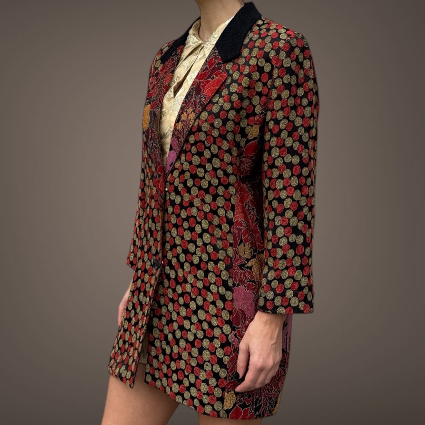 Diane Freis Original Vintage Embroidered Blazer