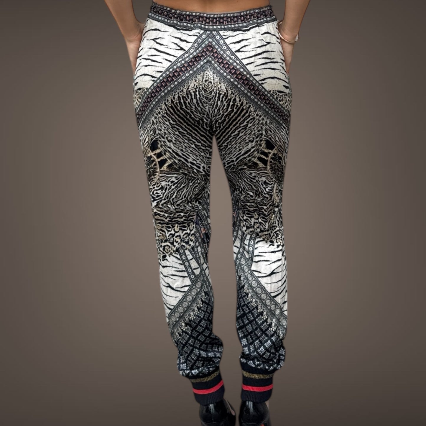 Camilla Animal Print Embellished Bomber & Jogger Set
