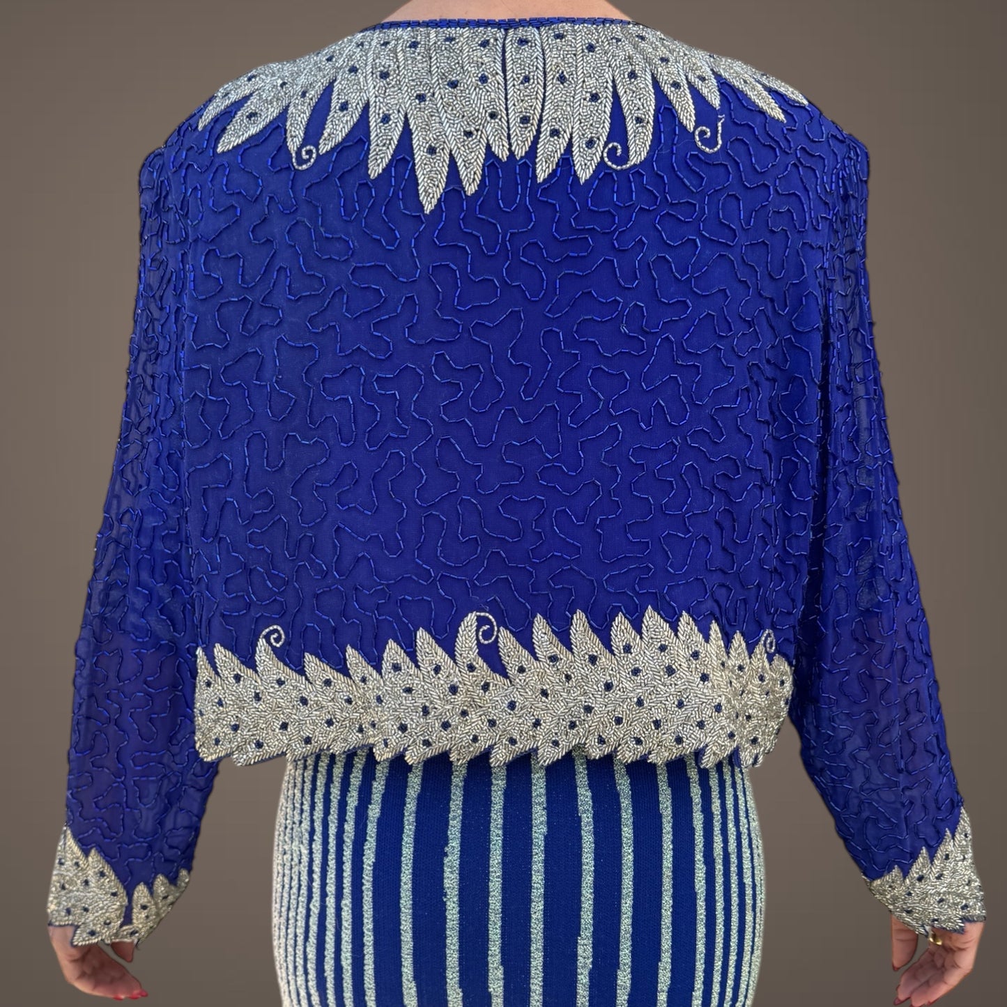 Gagni Design Blue Sequin Topper – One Size