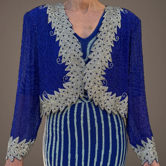 Gagni Design Blue Sequin Topper – One Size