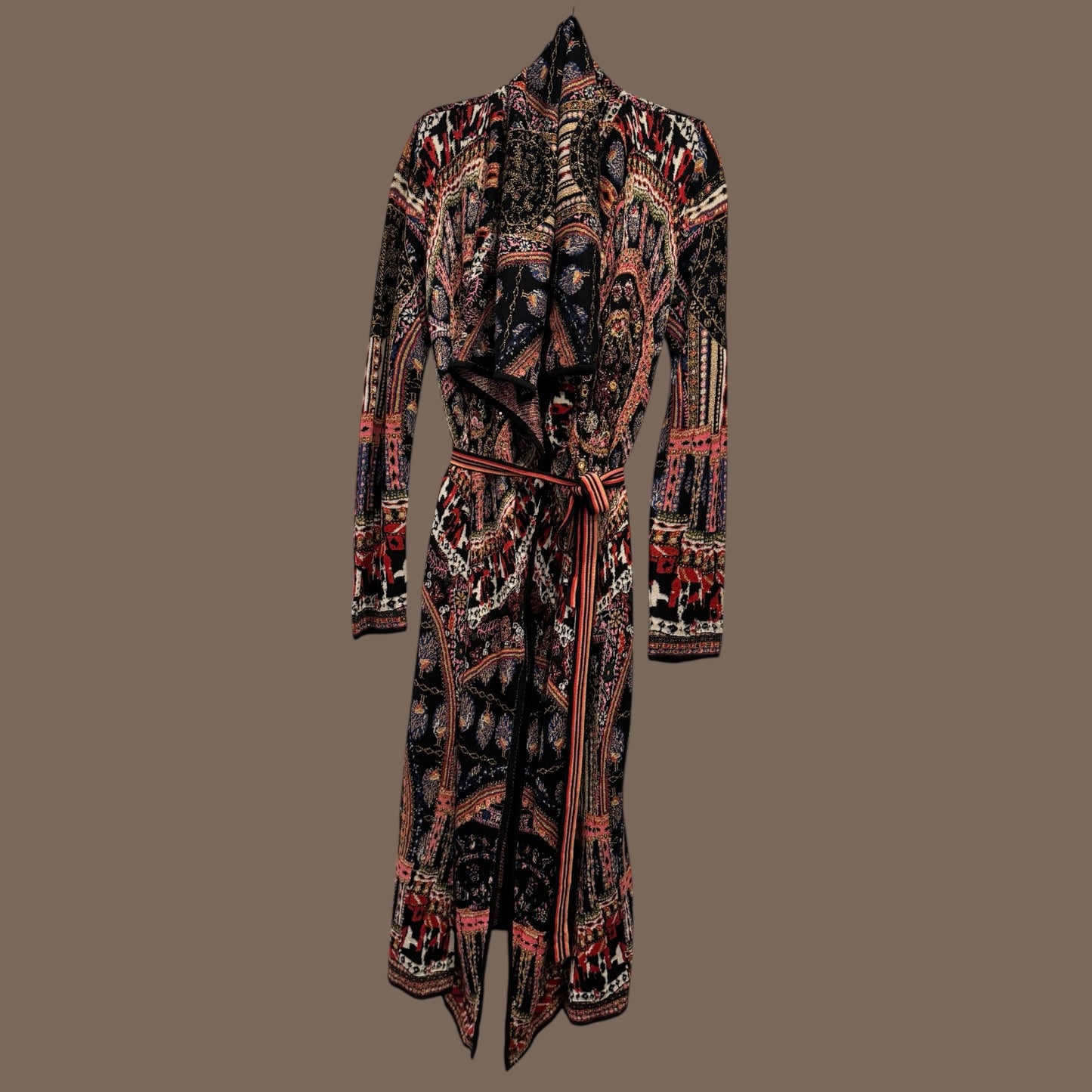 Camilla Embellished Long-Sleeve Cardigan – Size XS